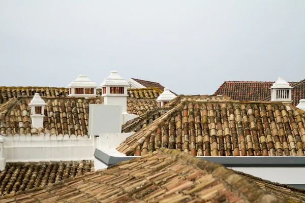 Architecture of the rooftops in Portugal — Stock Photo, Image