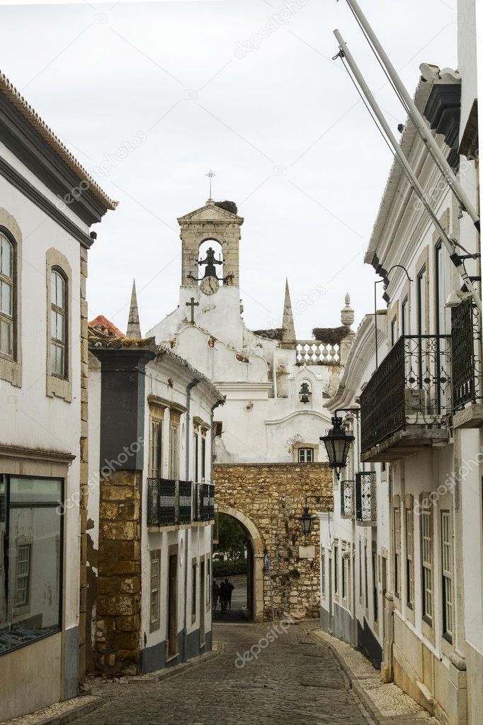 Historical streets of Faro city