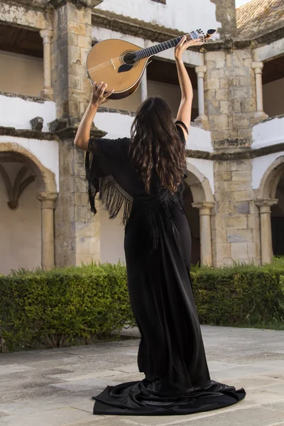 Beautiful singer and performer woman — Stock Photo, Image