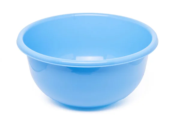 Kitchen blue plastic container — Stock Photo, Image