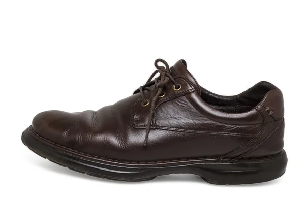 Een uitvoerend bruine schoen — Stockfoto