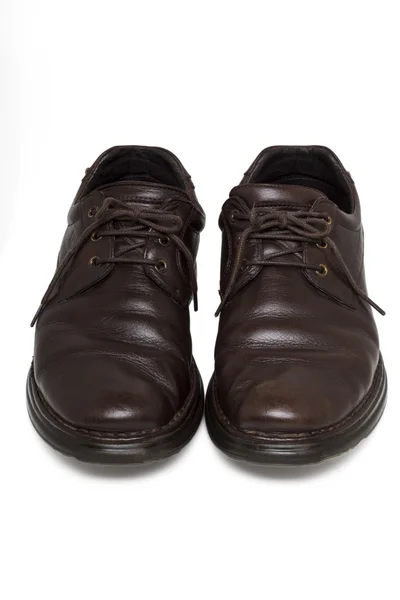 Pair of executive brown shoes — Stock Photo, Image