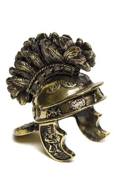 Kleine miniatuur Romeinse helm — Stockfoto