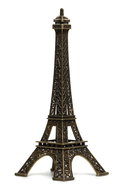 Liten eiffel tower staty — Stockfoto