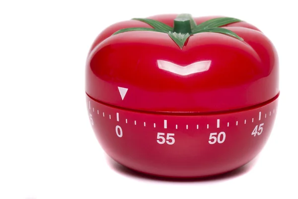 Temporizador reloj de cocina de tomate —  Fotos de Stock