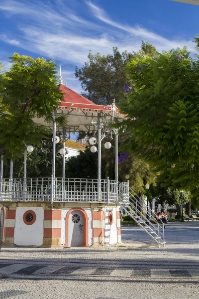 Gazebo bandstand located in Faro — Stock Photo, Image
