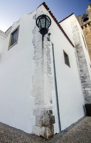 Wide angle shot of a building corner. — Stock Photo, Image