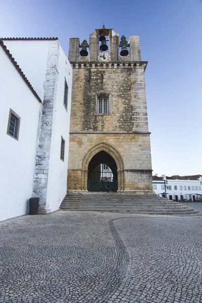 Historical streets on the old town of Faro — Stock Photo, Image