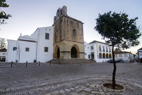 Történelmi utcák a régi város, Faro — Stock Fotó