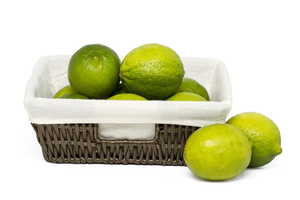 Bunch of lime fruits — Stock Photo, Image
