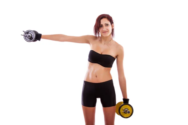 Woman doing exercises — Stock Photo, Image