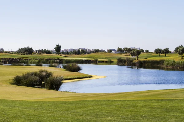 Golfbaan in de algarve — Stockfoto