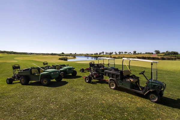 Поле для гольфа в Алгарве — стоковое фото