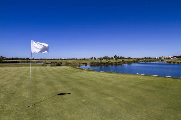Golfbaan in de algarve — Stockfoto