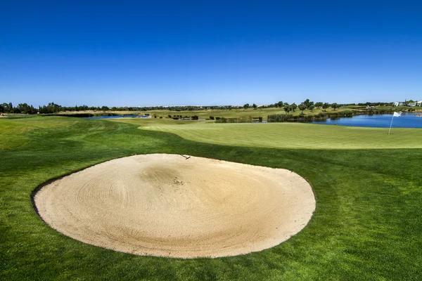 Golfbaan in de algarve — Stockfoto