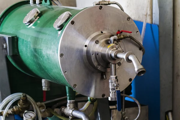 Olive oil factory machinery — Stock Photo, Image