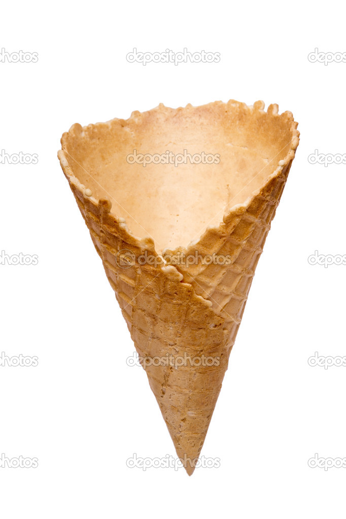 Empty icecream cone