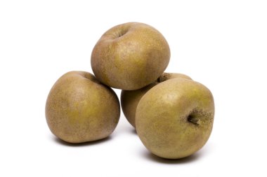 birkaç lezzetli kahverengi elma