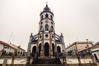 Gothic church located in Reguengos de Monsaraz city clipart
