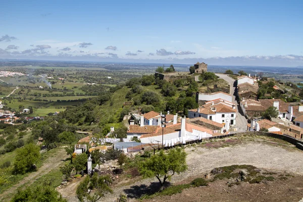 Blick auf die ländliche Landschaft vom historischen Monsaraz-Dorf — Stockfoto