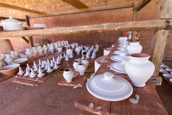 Taller de cerámica tradicional en la región del Alentejo — Foto de Stock