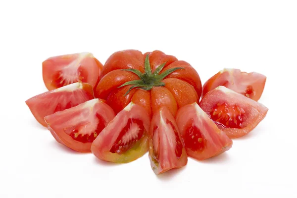 Organic fresh tomatoes — Stock Photo, Image