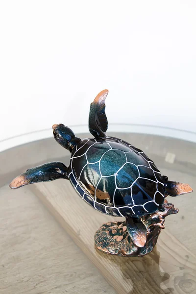 Chłodny żółw ceramiczne — Zdjęcie stockowe