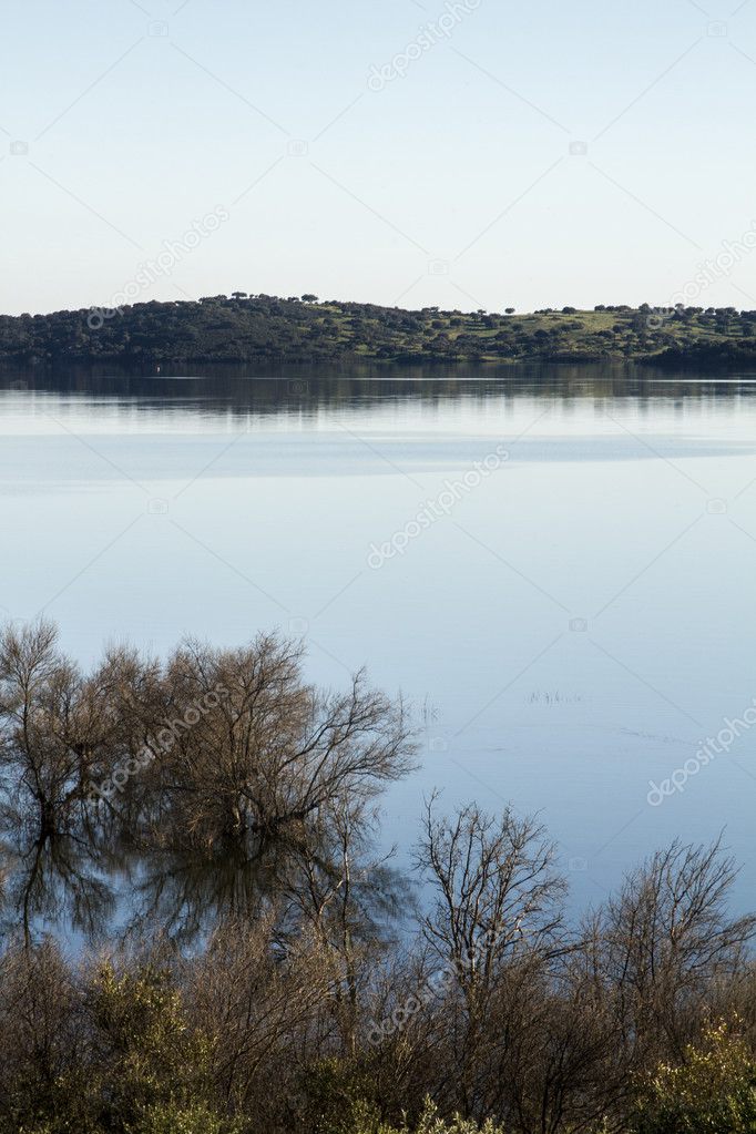 beautiful Alqueva lake