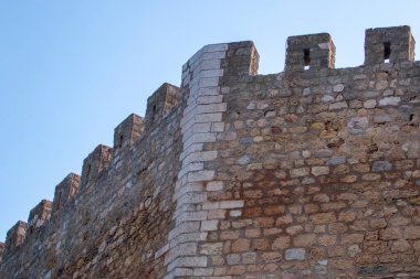 Portekiz 'in Algarve şehrinde bulunan tarihi Avrupa Lagos Şatosu.