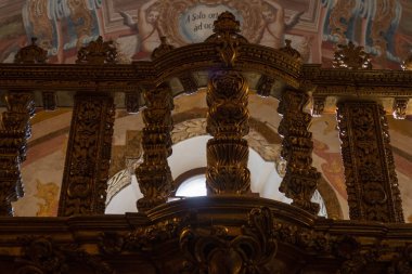 Lagos, Algarve, Portekiz 'deki Saint Anthony Kilisesi' nin iç kısımları..