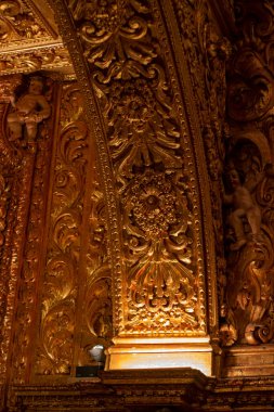 Lagos, Algarve, Portekiz 'deki Saint Anthony Kilisesi' nin iç kısımları..