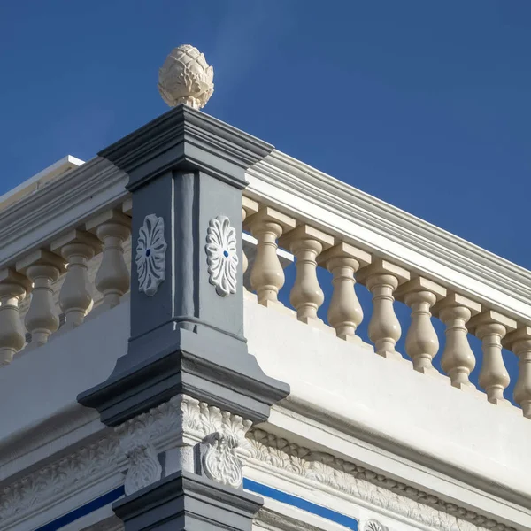 Arquitectura Típica Los Edificios Estilo Vintage Del Algarve Situados Olhao — Foto de Stock