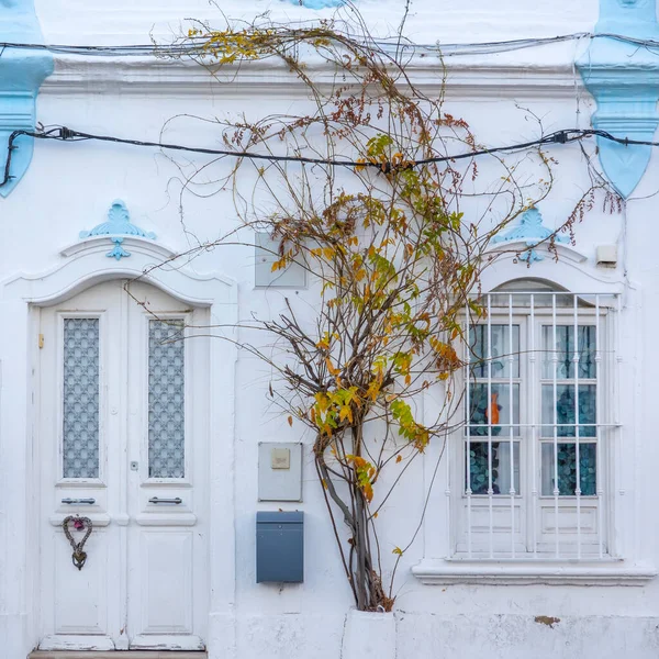 Typische Architectuur Van Algarve Vintage Stijl Gebouwen Gelegen Olhao Portugal — Stockfoto