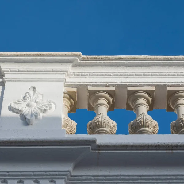 Arquitectura Típica Los Edificios Estilo Vintage Del Algarve Situados Olhao — Foto de Stock