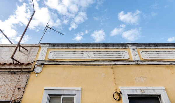 Typická Architektura Algarve Vintage Stylu Budov Který Nachází Olhao Portugalsko — Stock fotografie