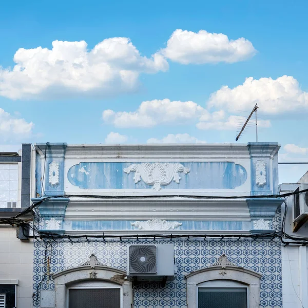 Architettura Tipica Degli Edifici Stile Vintage Dell Algarve Situati Olhao — Foto Stock