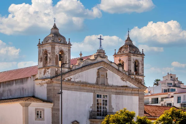 Vista Iglesia Santa María Ciudad Lagos Algarve Portugal —  Fotos de Stock