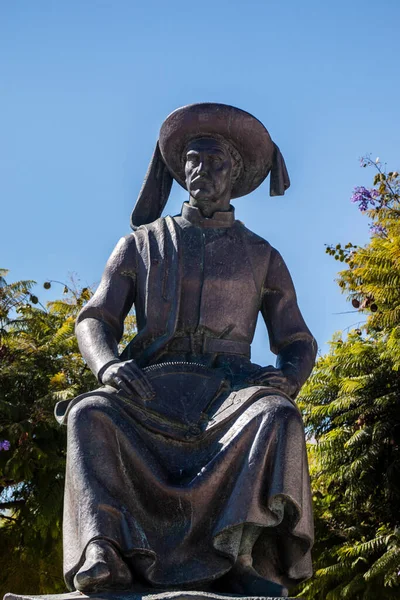 Lagos Portugal 23Rd October 2021 Statue Famouse Navigator Infante Dom — Stock Photo, Image