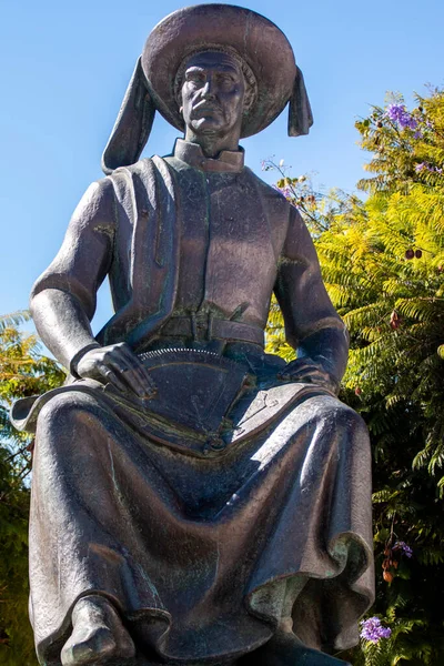 Λαγοσ Πορτογαλια Οκτωβριου 2021 Άγαλμα Του Διάσημου Πλοηγού Infante Dom — Φωτογραφία Αρχείου
