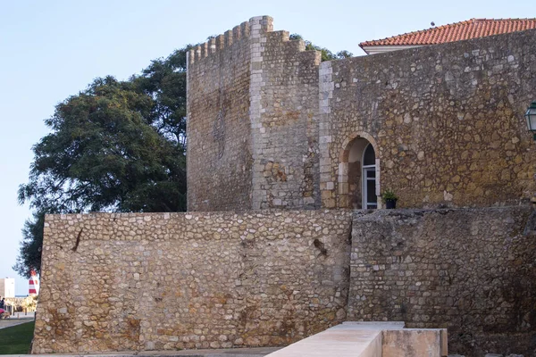 Ιστορικό Ευρωπαϊκό Κάστρο Της Πόλης Lagos Που Βρίσκεται Στο Algarve — Φωτογραφία Αρχείου
