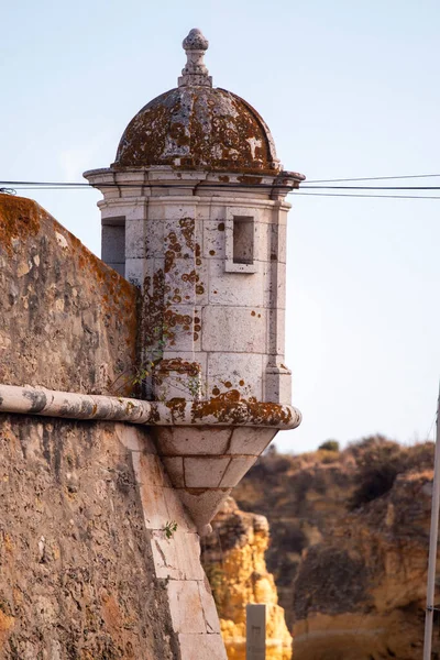 Old Stone Fort Located Lagos City Algarve Portugal — Fotografia de Stock