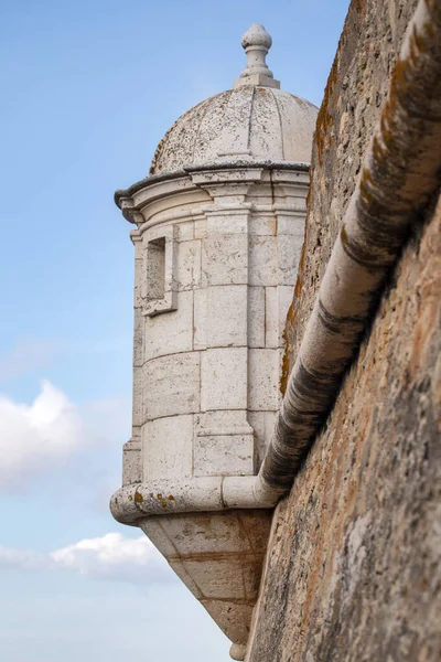 Antigua Fortaleza Piedra Situada Ciudad Lagos Algarve Portugal — Foto de Stock