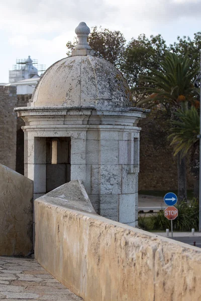 Old Stone Fort Located Lagos City Algarve Portugal — Stock Photo, Image