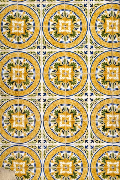 Tipica Opera Arte Azulejo Dal Portogallo Che Vengono Utilizzati Copertura — Foto Stock