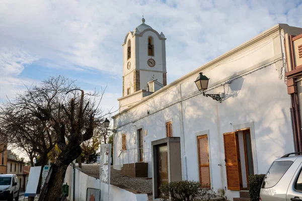 Kościół Chrześcijański Santa Barbara Nexe Wieś Zlokalizować Obwodzie Algarve Portugalia — Zdjęcie stockowe