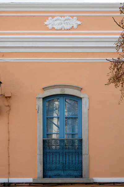 Typical Window Architecture Algarve Region Located Santa Barbara Nexe Portugal — Stock Photo, Image