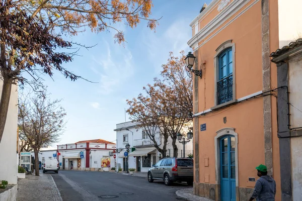 Centrale Straat Van Het Dorp Santa Barbara Nexe Gelegen Algarve — Stockfoto