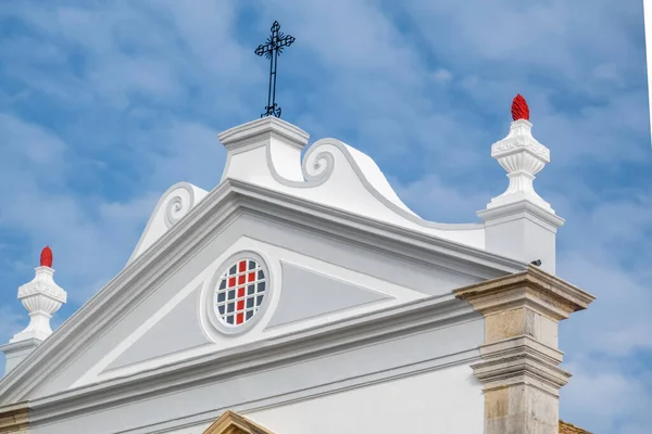 Iglesia Cristiana Parroquia Estoi Pueblo Situado Región Del Algarve Portugal —  Fotos de Stock