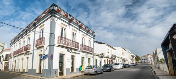 Estoi Portogallo Gennaio 2022 Tradizionale Edificio Portoghese Con Banca Caixa — Foto Stock