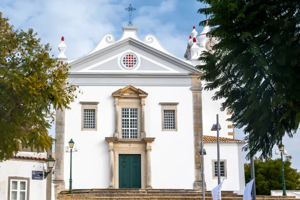 Iglesia Cristiana Parroquia Estoi Pueblo Situado Región Del Algarve Portugal —  Fotos de Stock